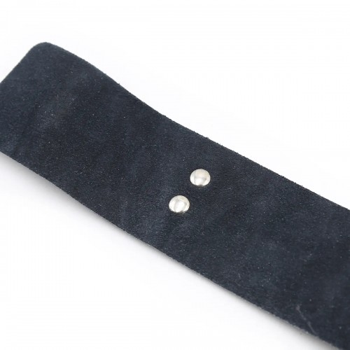 Черный ошейник с зажимами на соски Черный ошейник с зажимами на соски