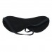 Черная маска на глаза с сердечками