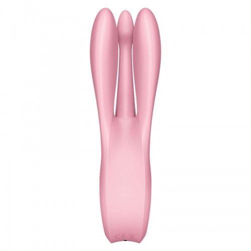 Вибростимулятор клитора и половых губ Satisfyer Threesome 1 Pink Вибростимулятор клитора и половых губ Satisfyer Threesome 1 Pink