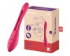 Многофункциональный вибратор для пар с гибкой основой Satisfyer Elastic Joy Red