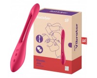 Многофункциональный вибратор для пар с гибкой основой Satisfyer Elastic Joy Red