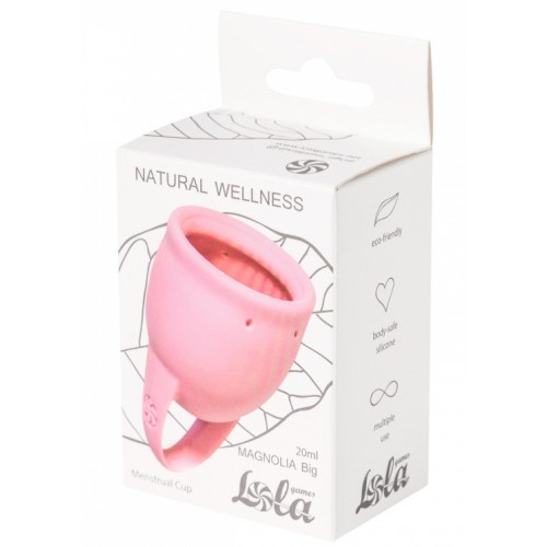 Менструальная чаша Natural Wellness Magnolia Light Pink 20 мл Менструальная чаша Natural Wellness Magnolia Light Pink 20 мл