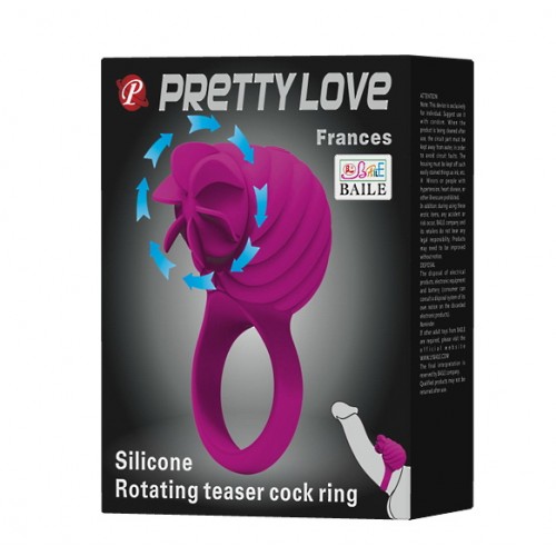 Эрекционное кольцо с ротацией Pretty Love Frances Эрекционное кольцо с ротацией Pretty Love Frances