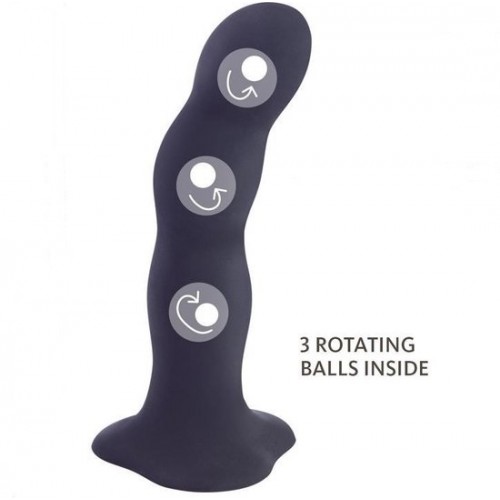 Фаллоимитатор со смещенным центром тяжести Fun Factory Bouncer черный 18 см Фаллоимитатор со смещенным центром тяжести Fun Factory Bouncer черный 18 см