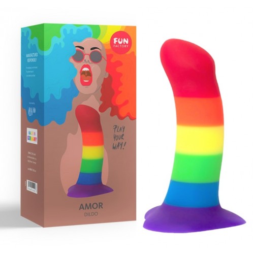 Фаллоимитатор Fun Factory Amor Rainbow Фаллоимитатор Fun Factory Amor Rainbow