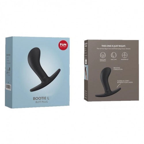 Анальная пробка Fun Factory Bootie Large черная Анальная пробка Fun Factory Bootie Large черная