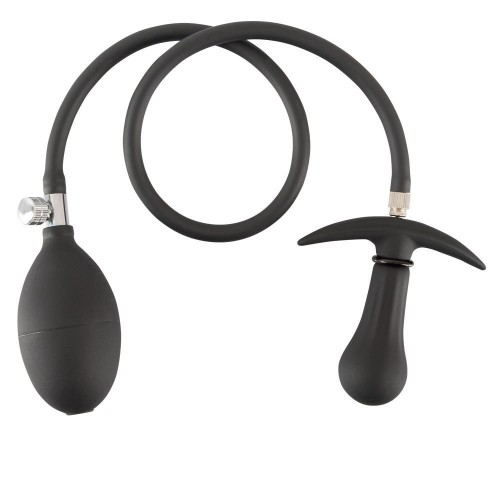 Расширяющаяся анальная пробка со смещенным центром тяжести Inflatable Plug Расширяющаяся анальная пробка со смещенным центром тяжести Inflatable Plug