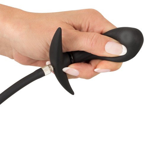 Расширяющаяся анальная пробка со смещенным центром тяжести Inflatable Plug Расширяющаяся анальная пробка со смещенным центром тяжести Inflatable Plug