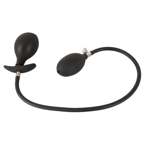 Изогнутая расширяющаяся анальная пробка Inflatable Plug Изогнутая расширяющаяся анальная пробка Inflatable Plug