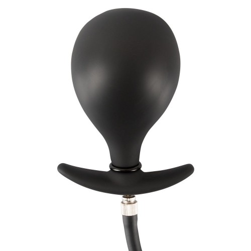 Изогнутая расширяющаяся анальная пробка Inflatable Plug Изогнутая расширяющаяся анальная пробка Inflatable Plug