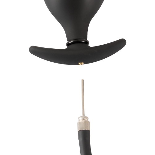 Изогнутая расширяющаяся анальная пробка Inflatable Plug Изогнутая расширяющаяся анальная пробка Inflatable Plug