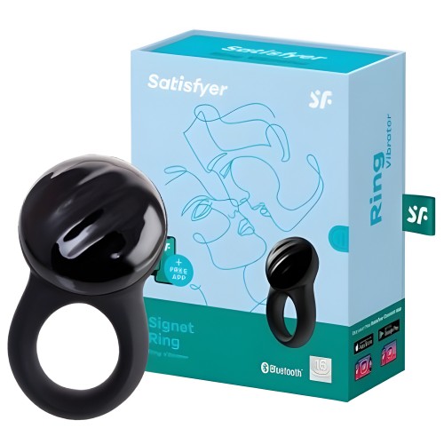 Эрекционное смарт-кольцо Satisfyer Signet Ring Эрекционное смарт-кольцо Satisfyer Signet Ring