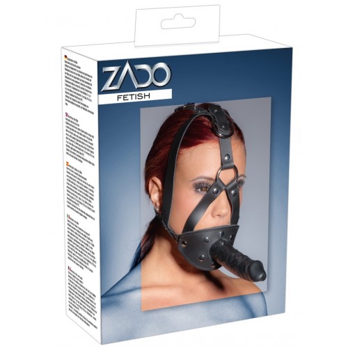 Кляп на сбруе с фаллосом Leder-Kopfgeschirr mit Dildo Кляп на сбруе с фаллосом Leder-Kopfgeschirr mit Dildo