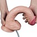 Реалистичный фаллос с имитацией семяизвержения Lovetoy Squirt Extreme 28 см