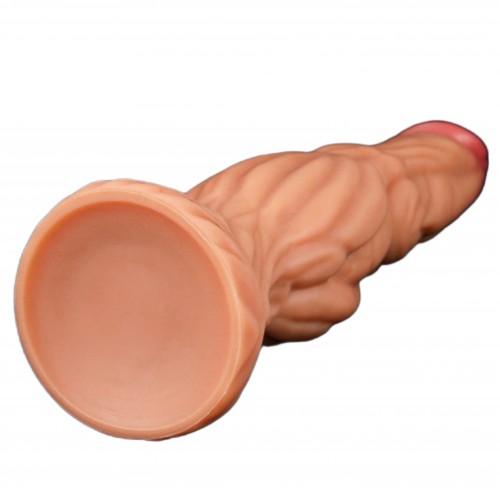 Фаллоимитатор с ярко выраженным рельефом Lovetoy Dual layered Platinum Silicone Cock 25 см Фаллоимитатор с ярко выраженным рельефом Lovetoy Dual layered Platinum Silicone Cock 25 см