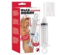Шприц для лубриканта с двумя съемными насадками Horny Shot Douche