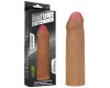 Удлиняющая насадка на пенис Revolutionary Silicone Nature Extender Uncircumcised мулат + 4 см