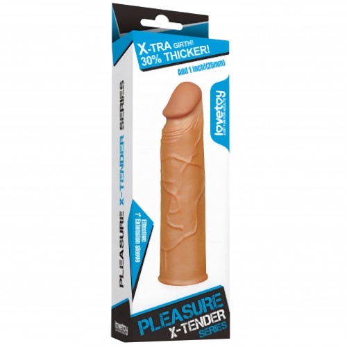 Удлиняющая насадка на пенис мулат X-Tender Penis Sleeve + 4 см Удлиняющая насадка на пенис мулат X-Tender Penis Sleeve + 4 см