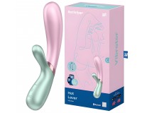 Смарт-вибратор с функцией нагрева Satisfyer Hot Lover мятно-розовый