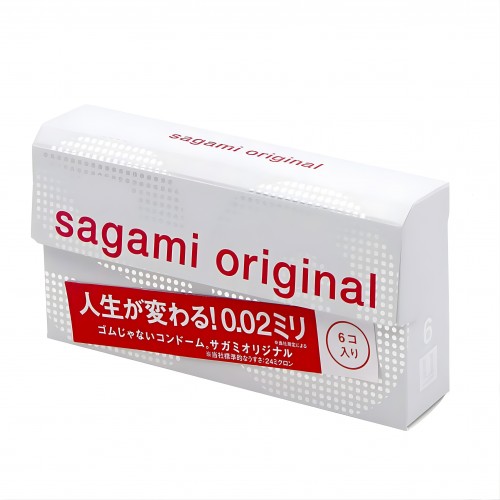 Полиуретановые презервативы Sagami Original 0,02 6 шт Полиуретановые презервативы Sagami Original 0,02 6 шт
