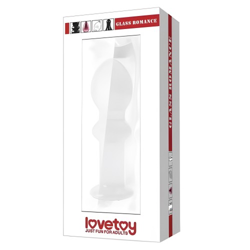 Анальная пробка из стекла Glass Romance прозрачная Анальная пробка из стекла Glass Romance прозрачная