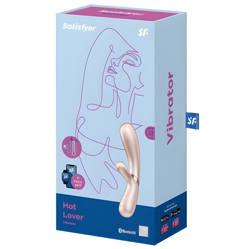 Смарт-вибратор с функцией нагрева Satisfyer Hot Lover бежевый Смарт-вибратор с функцией нагрева Satisfyer Hot Lover бежевый