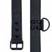 Ошейник с поводком на цепи Bondage Fetish Black Matt Collar With Leash
