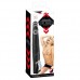 Черный реалистичный вибратор с поступательными движениями Push Thrusting Vibrator