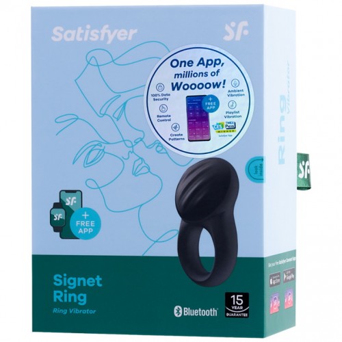 Эрекционное смарт-кольцо Satisfyer Signet Ring Эрекционное смарт-кольцо Satisfyer Signet Ring