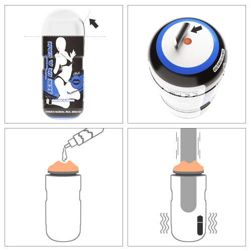 Мастурбатор в колбе губки Sex In A Can Mouth Lotus Tunnel с вибрацией Мастурбатор в колбе губки Sex In A Can Mouth Lotus Tunnel с вибрацией