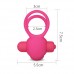 Двойное виброкольцо Power Clit Duo Silicone Cockring розовое
