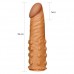Удлиняющая насадка на пенис X-Tender Penis Sleeve мулат + 5 см