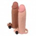 Удлиняющая насадка на пенис с вибрацией X-Tender Penis Sleeve + 5,5 см
