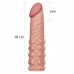 Удлиняющая насадка на пенис X-Tender Penis Sleeve телесная + 5 см