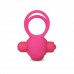 Двойное виброкольцо Power Clit Duo Silicone Cockring розовое