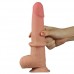 Гнущийся фаллоимитатор с эффектом двойной кожи Lovetoy Sliding-Skin Dual Layer Dong 23 см