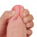 Гнущийся фаллоимитатор с эффектом двойной кожи Lovetoy Sliding-Skin Dual Layer Dong 24 см