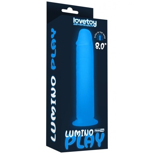 Светящийся в темноте фаллос на присоске Lumino Play Dildo 21 см Светящийся в темноте фаллос на присоске Lumino Play Dildo 21 см