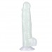 Светящийся в темноте фаллос на присоске Lumino Play Dildo 22 см