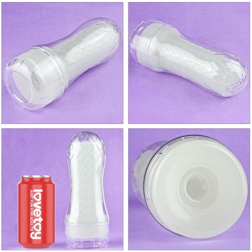 Прозрачный мастурбатор светящийся в темноте Lumino Play Ribbed Masturbator Прозрачный мастурбатор светящийся в темноте Lumino Play Ribbed Masturbator