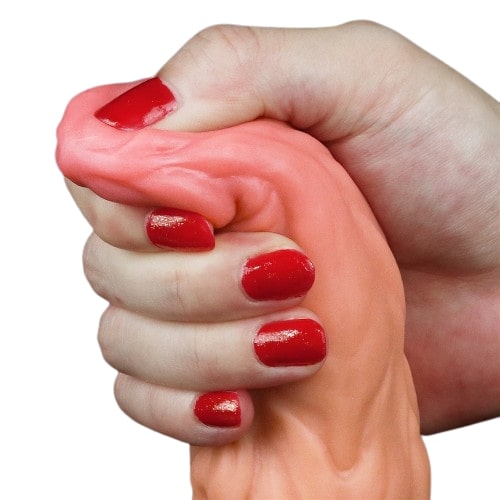 Фаллоимитатор с ярко выраженным рельефом Lovetoy Dual layered Platinum Silicone Cock 25 см Фаллоимитатор с ярко выраженным рельефом Lovetoy Dual layered Platinum Silicone Cock 25 см