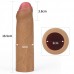 Удлиняющая насадка на пенис Revolutionary Silicone Nature Extender Uncircumcised мулат + 4 см