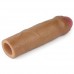 Удлиняющая насадка на пенис Revolutionary Silicone Nature Extender Uncircumcised мулат + 4 см