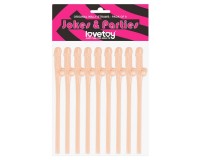 Трубочки бежевые Original Willy Straws 9 шт