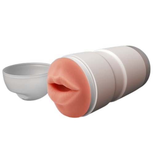 Мастурбатор в колбе губки Sex In A Can Mouth Lotus Tunnel с вибрацией Мастурбатор в колбе губки Sex In A Can Mouth Lotus Tunnel с вибрацией