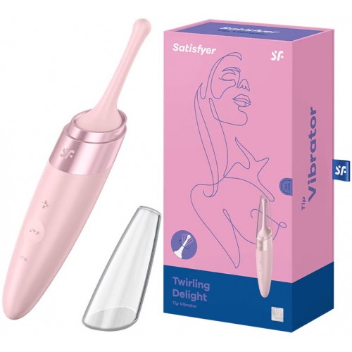 Точечный стимулятор с вибрацией Satisfyer Twirling Delight розовый Точечный стимулятор с вибрацией Satisfyer Twirling Delight розовый