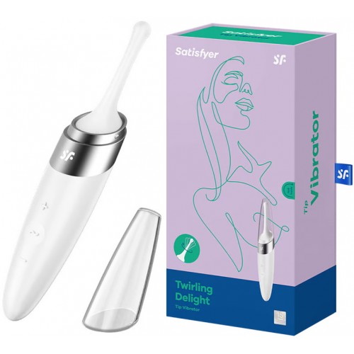 Точечный стимулятор с вибрацией Satisfyer Twirling Delight белый Точечный стимулятор с вибрацией Satisfyer Twirling Delight белый