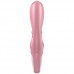 Смарт-вибратор кролик с гибким клиторальным отростком Satisfyer Hug Me Pink