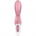 Смарт-вибратор кролик с гибким клиторальным отростком Satisfyer Hug Me Pink