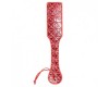 Красный лакированный пэдл с принтом 32 см